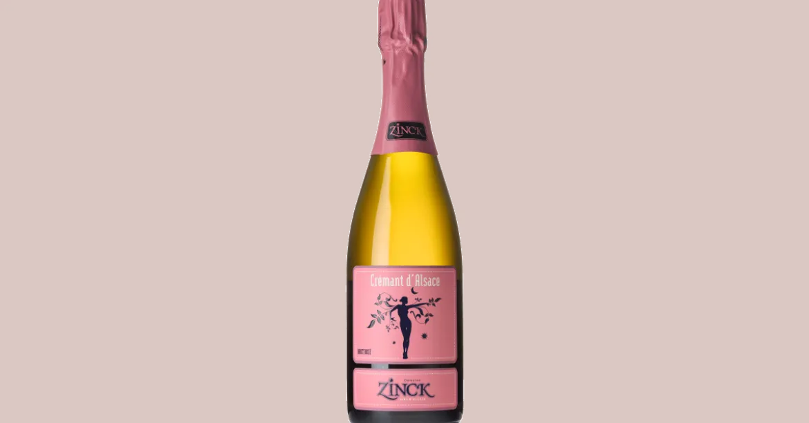 Domaine Zinck Crémant d'Alsace Brut Rosé Organic