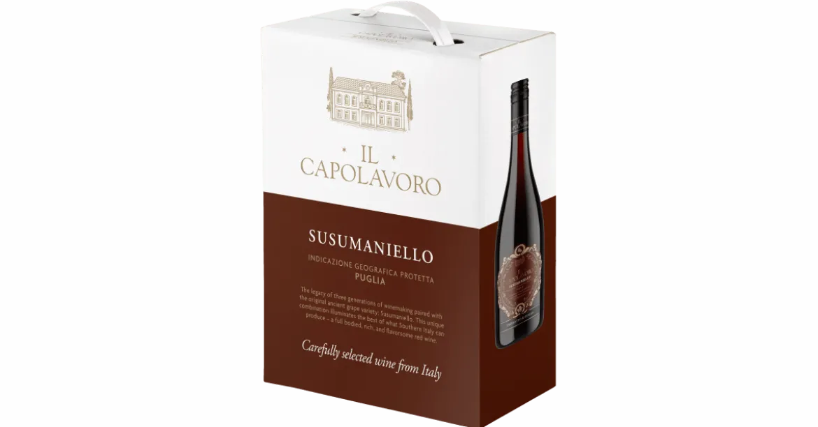 Il Capolavoro Susumaniello Rosso IGP Puglia 3 L