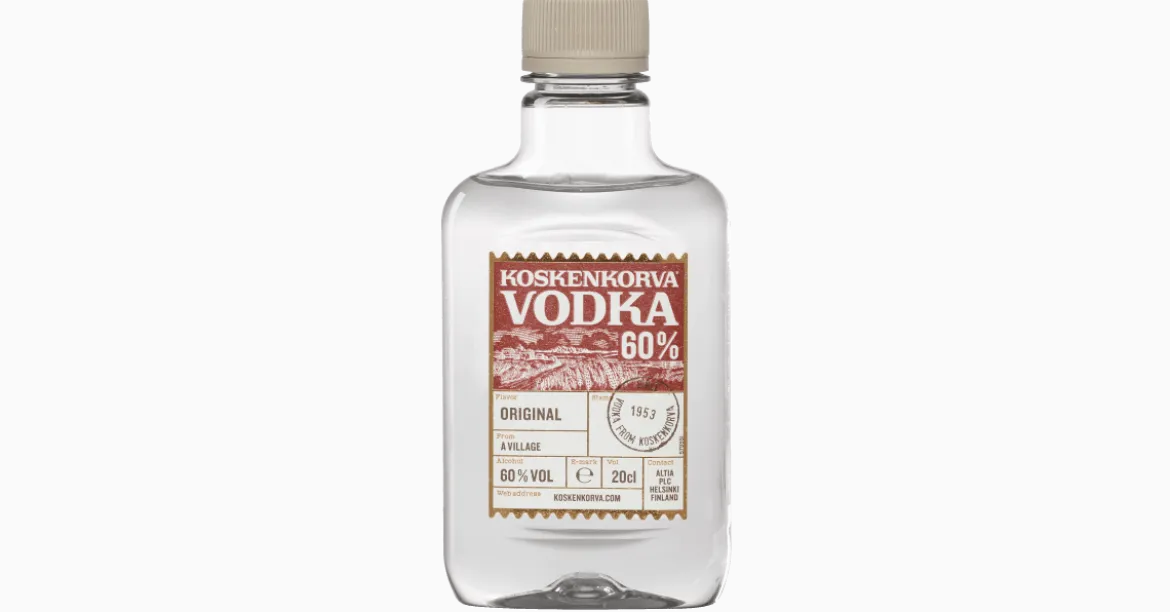 Koskenkorva Vodka 60% 20 cl PET