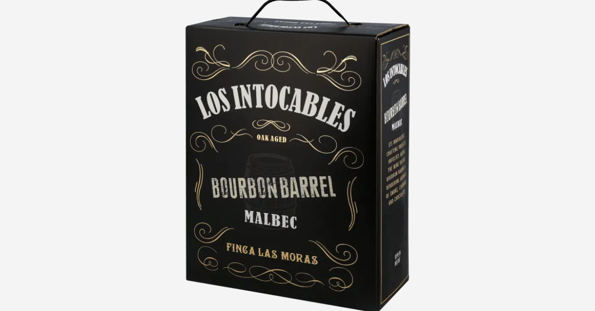 Los Intocables Bourbon Barrel Malbec 3L hanapakkaus