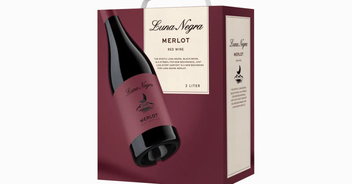 Luna Negra Merlot hanapakkaus 2 l