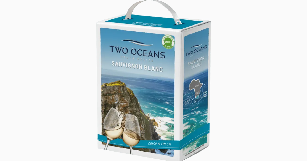 Two Oceans Sauvignon Blanc hanapakkaus 3 L